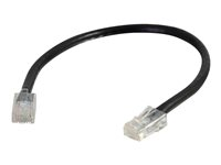 C2G Cat5e Non-Booted Unshielded (UTP) Network Patch Cable - Cable de interconexión - RJ-45 (M) a RJ-45 (M) - 15 m - UTP - CAT 5e - trenzado, uniboot - negro 83048