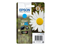 Epson 18XL - 6.6 ml - XL - cián - original - cartucho de tinta - para Expression Home XP-212, 215, 225, 312, 315, 322, 325, 412, 415, 422, 425 C13T18124012