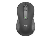 Logitech Signature M650 L LEFT - Ratón - tamaño grande - zurdo - óptico - 5 botones - inalámbrico - Bluetooth, 2.4 GHz - receptor de USB Logitech Logi Bolt - grafito 910-006239