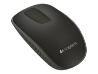 Logitech Zone Touch Mouse T400 - Ratón - óptico - 3 botones - inalámbrico - 2.4 GHz - receptor inalámbrico USB - negro 910-003043