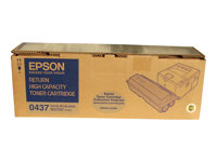 Epson 0437 - Gran capacidad - negro - original - cartucho de tóner Epson Return Program - para AcuLaser M2000D, M2000DN, M2000DT, M2000DTN C13S050437