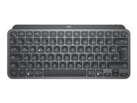 Logitech MX Keys Mini for Business - Teclado - retroiluminación - inalámbrico - Bluetooth LE - QWERTY - alemán - grafito 920-010597