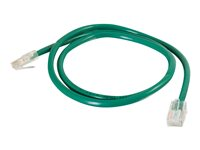 C2G Cat5e Non-Booted Unshielded (UTP) Network Patch Cable - Cable de interconexión - RJ-45 (M) a RJ-45 (M) - 1 m - UTP - CAT 5e - trenzado, uniboot - verde 83061