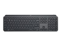 Logitech MX Keys - Teclado - retroiluminación - Bluetooth, 2.4 GHz - QWERTY - Internacional de EE. UU. - grafito 920-010251