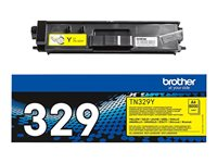 Brother TN329Y - Amarillo - original - cartucho de tóner - para Brother DCP-L8450CDW, HL-L8350CDW, HL-L8350CDWT, MFC-L8850CDW TN329Y