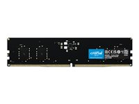 Crucial - DDR5 - módulo - 8 GB - DIMM de 288 contactos - 4800 MHz / PC5-38400 - CL40 - 1.1 V - sin búfer - no ECC CT8G48C40U5