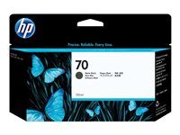 HP 70 - 130 ml - negro mate - original - DesignJet - cartucho de tinta - para DesignJet HD Pro MFP, SD Pro MFP, Z2100, Z3100, Z3100ps, Z3200, Z3200ps, Z5200, Z5400 C9448A