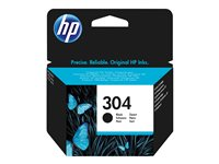 HP 304 - Negro - original - cartucho de tinta - para AMP 130; Deskjet 26XX, 37XX; Envy 50XX N9K06AE#ABE