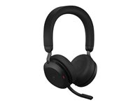 Jabra Evolve2 75 - Auricular - en oreja - Bluetooth - inalámbrico, cableado - cancelación de sonido activo - USB-C - aislamiento de ruido - negro - optimizado para UC 27599-989-889