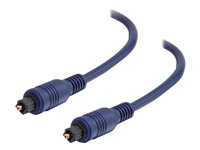 C2G Velocity - Cable para audio digital (fibra óptica) - TOSLINK macho a TOSLINK macho - 0.5 m - fibra óptica 80322