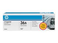 K/HP Toner/36A Black Dual Pack LaserJet CB436AD?QTY2