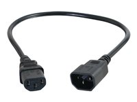 C2G Computer Power Cord Extension - Cable alargador de alimentación - IEC 60320 C13 a IEC 60320 C14 - CA 250 V - 5 m 88506