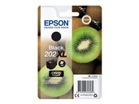 Epson 202XL - 13.8 ml - XL - negro - original - blíster con alarmas de RF/acústica - cartucho de tinta - para Expression Premium XP-6000, XP-6005 C13T02G14020