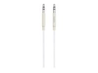 Belkin MIXIT Aux Cable - Cable de audio - miniconector estéreo macho a miniconector estéreo macho - 1.22 m - blanco AV10164BT04-WHT