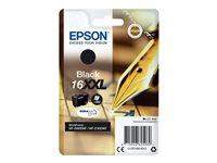 Epson 16XXL - 21.6 ml - XL - negro - original - blíster con alarmas de RF/acústica - cartucho de tinta - para WorkForce WF-2660DWF C13T16814022