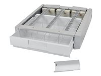 Ergotron StyleView Supplemental Storage Drawer, Single - Caja de almacenamiento - blanco gris - se puede instalar en un carro 97-862