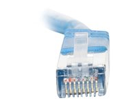 C2G Cat5e Booted Shielded (STP) Network Patch Cable - Cable de interconexión - RJ-45 (M) a RJ-45 (M) - 10 m - STP - CAT 5e - moldeado - azul 83781