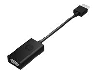 HP HDMI to VGA Display Adapter - Adaptador de vídeo - HD-15 (VGA) hembra a HDMI macho - 17.3 cm - compatibilidad con 1080p - para OMEN Obelisk by HP 875; HP 27; ENVY x360 Laptop; Laptop 15; Pavilion Gaming Laptop 15 X1B84AA#ABB