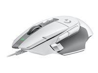 Logitech G G502 X - Ratón - óptico - cableado - USB - blanco 910-006147