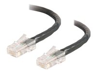 C2G Cat5e Non-Booted Unshielded (UTP) Network Crossover Patch Cable - Cable cruzado - RJ-45 (M) a RJ-45 (M) - 3 m - UTP - CAT 5e - trenzado, uniboot - negro 83318