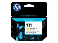 HP 711 - Paquete de 3 - 29 ml - amarillo - original - DesignJet - cartucho de tinta - para DesignJet T100, T120, T120 ePrinter, T125, T130, T520, T520 ePrinter, T525, T530 CZ136A