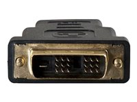 C2G Velocity Inline Adapter - Adaptador de vídeo - DVI-D macho a HDMI hembra - negro 80347