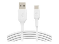 Belkin BOOST CHARGE - Cable USB - USB-C (M) a USB (M) - 15 cm - blanco CAB001BT0MWH