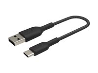 Belkin BOOST CHARGE - Cable USB - USB-C (M) a USB (M) - 15 cm - negro CAB002BT0MBK