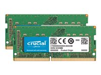 Crucial - DDR4 - kit - 64 GB: 2 x 32 GB - SO-DIMM de 260 contactos - 2666 MHz / PC4-21300 - CL19 - 1.2 V - sin búfer - no ECC - para Apple iMac (Principio de 2019); Mac mini (Finales de 2018) CT2K32G4S266M