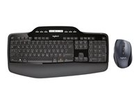 Logitech Wireless Desktop MK710 - Juego de teclado y ratón - inalámbrico - 2.4 GHz - Alemán 920-002420