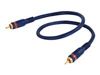 C2G Velocity - Cable para audio digital (coaxial) - RCA macho a RCA macho - 50 cm - coaxial con triple apantallamiento 80262