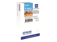 Epson T7012 - 34.2 ml - tamaño XXL - cián - original - blíster - cartucho de tinta - para WorkForce Pro WP-4015 DN, WP-4095 DN, WP-4515 DN, WP-4525 DNF, WP-4595 DNF C13T70124010