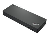 Lenovo ThinkPad Thunderbolt 4 WorkStation Dock - Duplicador de puerto - Thunderbolt 4 - HDMI, 2 x DP, 2 x Thunderbolt - GigE - 300 vatios - para ThinkPad E14 Gen 4; E15 Gen 4; L13 Yoga Gen 3; T14s Gen 3; X1 Nano Gen 2; X13 Yoga Gen 3 40B00300EU