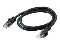 C2G Cat6 Booted Unshielded (UTP) Network Patch Cable - Cable de interconexión - RJ-45 (M) a RJ-45 (M) - 5 m - UTP - CAT 6 - moldeado, sin enganches, trenzado - negro 83410