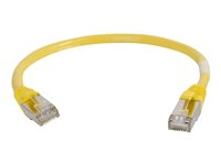 C2G Cat5e Booted Shielded (STP) Network Patch Cable - Cable de interconexión - RJ-45 (M) a RJ-45 (M) - 5 m - STP - CAT 5e - moldeado - amarillo 83814