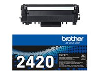 Brother TN2420 - Alto rendimiento - negro - original - cartucho de tóner - para Brother DCP-L2510, L2530, L2537, L2550, HL-L2350, L2370, L2375, MFC-L2713, L2730, L2750 TN2420