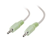 C2G - Cable de audio - miniconector estéreo macho a miniconector estéreo macho - 5 m - blindado 80110