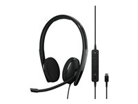 EPOS I SENNHEISER ADAPT 160T USB-C II - ADAPT 100 Series - auricular - en oreja - cableado - USB-C - negro - Certificado para Equipos de Microsoft, optimizado para UC 1000905