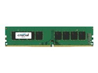 Crucial - DDR4 - módulo - 8 GB - DIMM de 288 contactos - 2400 MHz / PC4-19200 - CL17 - 1.2 V - sin búfer - no ECC CT8G4DFS824A