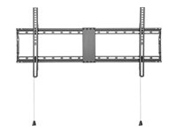 Vision VFM-W8X4V/2 - Kit de montaje (soporte para montaje en pared) - para pantalla plana - bloqueable - acero laminado en frío - negro - tamaño de pantalla: 47"-75" VFM-W8X4V/2