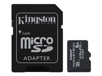 Kingston Industrial - Tarjeta de memoria flash (adaptador microSDHC a SD Incluido) - 8 GB - A1 / Video Class V30 / UHS-I U3 / Class10 - microSDHC UHS-I SDCIT2/8GB