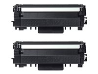 Brother TN2420 TWIN - Paquete de 2 - Alto rendimiento - negro - original - cartucho de tóner - para Brother DCP-L2510, L2530, L2537, L2550, HL-L2350, L2370, L2375, MFC-L2713, L2730, L2750 TN2420TWIN