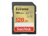 SanDisk - Tarjeta de memoria flash (adaptador microSDXC a SD Incluido) - 128 GB - Video Class V30 / UHS-I U3 / Class10 - microSDXC UHS-I SDSDXVA-128G-GNCIN