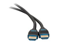 C2G 3ft 4K HDMI Cable with Ethernet - Premium Certified - High Speed - 60Hz - Cable HDMI con Ethernet - HDMI macho a HDMI macho - 91.4 cm - blindado - negro - compatibilidad con 4K 50181