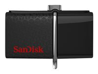 SanDisk Ultra Dual - Unidad flash USB - 32 GB - USB 3.0 / micro USB SDDD2-032G-GAM46?RET