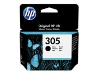 HP 305 - 2 ml - negro - original - cartucho de tinta - para Deskjet 1255, 23XX, 27XX, 41XX; DeskJet Plus 41XX; Envy 60XX, 64XX; ENVY Pro 64XX 3YM61AE#301