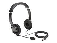 Kensington USB Hi-Fi Headphones with Mic - Auricular - en oreja - cableado - USB-A - negro K97601WW