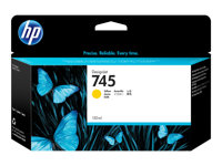 HP 745 - 130 ml - amarillo - original - DesignJet - cartucho de tinta - para DesignJet HD Pro MFP, Z2600 PostScript, Z5600 PostScript F9J96A