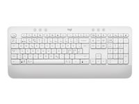 Logitech Signature K650 - Teclado - inalámbrico - Bluetooth LE - QWERTY - nórdico (danés/finés/noruego/sueco) - blanco hueso 920-010983