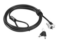 Kensington NanoSaver MasterKey Cable Lock - Bloqueo de cable de seguridad - negro - 1.8 m - para ThinkBook 14s Yoga G2 IAP; ThinkPad L13 Yoga Gen 3; L14 Gen 3; P1 Gen 5; T14s Gen 3 4XE1B81917